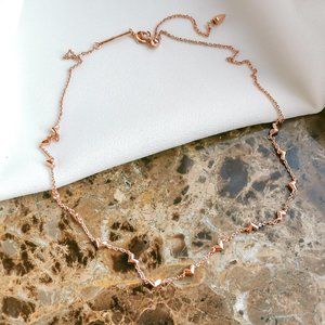 Kendra Scott | Rose Gold Haven Heart Strand Necklace